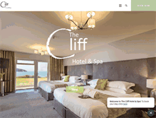Tablet Screenshot of cliffhotel.com